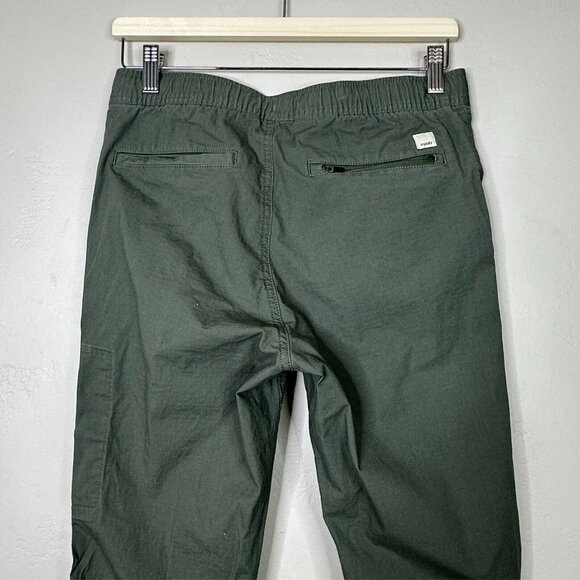 Vuori Pants Women M Ripstop Army Green DuraTerra Drawstring Pull Up Pockets - Picture 5 of 15